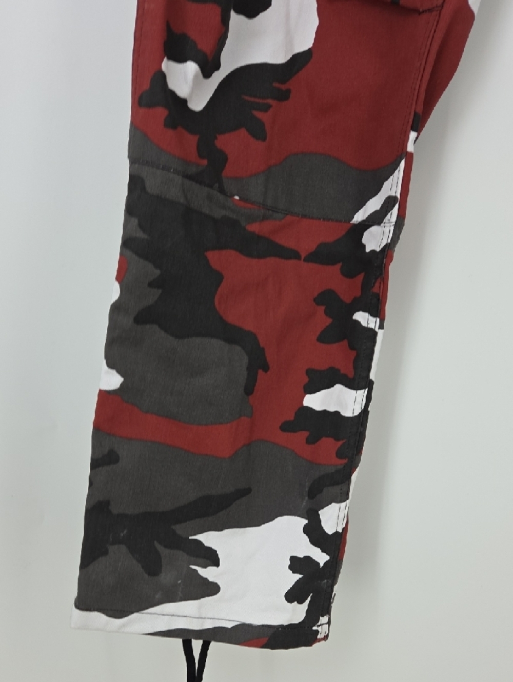 Red Camo Cargo Pants for Men — Utility Style - Picture 7 of 16